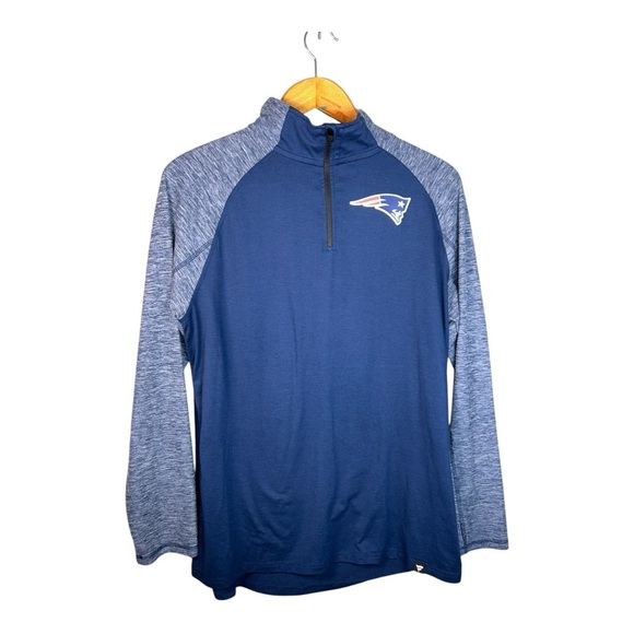 New England Patriots Majestic Fan Fashion Cool Base 1/4 Zip Pullover – XL - Picture 10 of 10